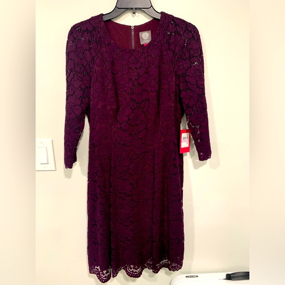 Vince Camuto Purple Dress (Size 6) - Picture 1 of 3